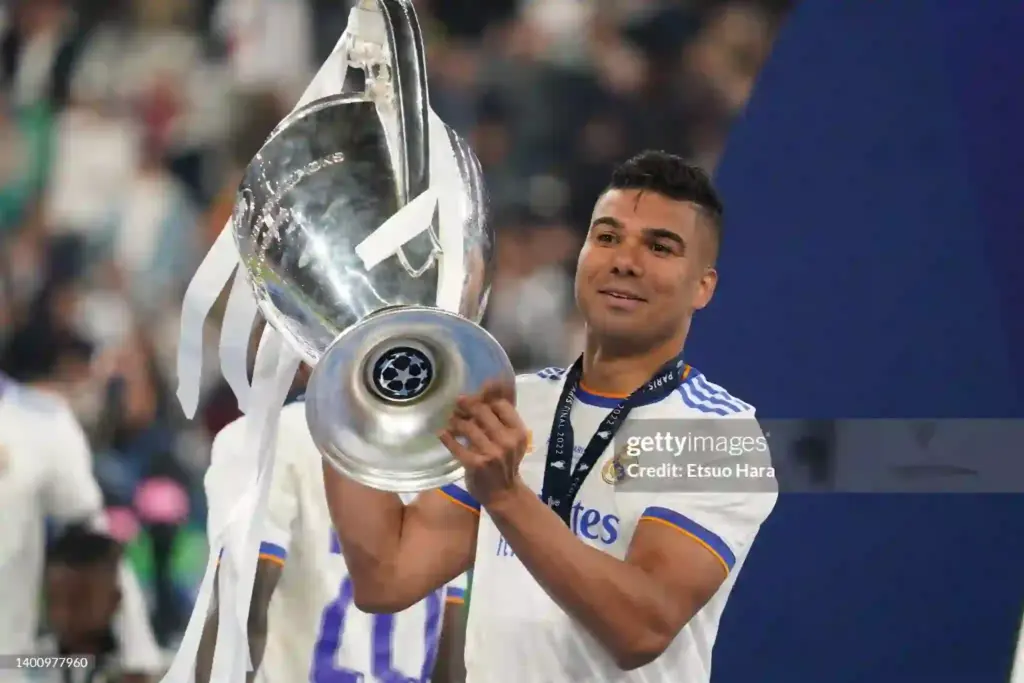 Casemiro UCL Trophy