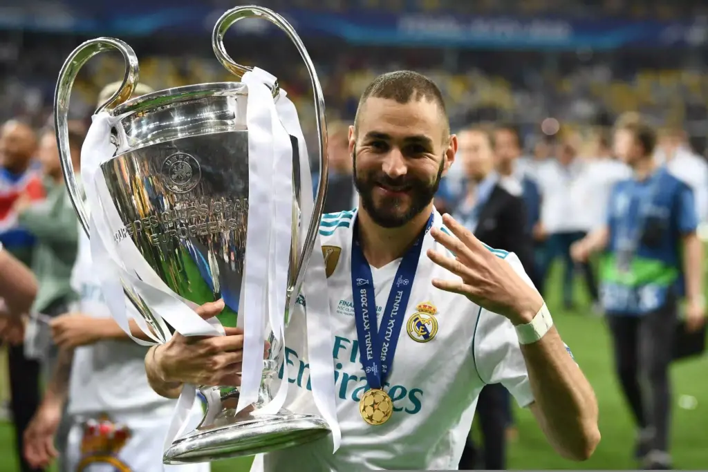 Karim Benzema UCL Trophy