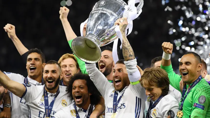 Real Madrid players with the most UCL trophies