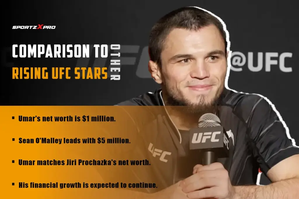 Umar Nurmagomedov's net worth compared with other UFC stars